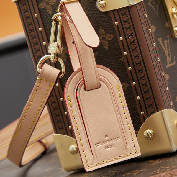 MINI RECTANGLE TRUNK 17 IN BROWN MONOGRAM CANVAS