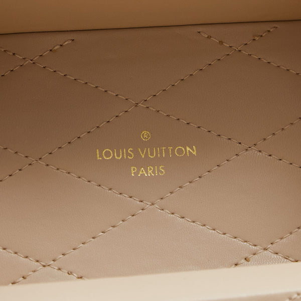 MINI RECTANGLE TRUNK 17 IN BROWN MONOGRAM CANVAS