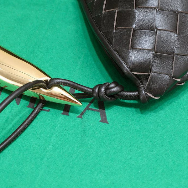 SARDINE 39 WITH CHAIN IN DARK BROWN LAMBSKIN