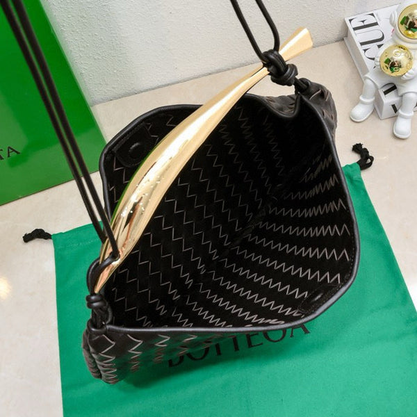 SARDINE 39 WITH CHAIN IN DARK BROWN LAMBSKIN