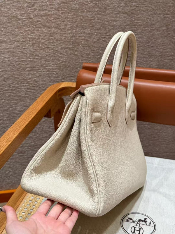 HM BIRKIN 40CM MILKY WHITE TOGO LEATHER GOLD HARDWARE