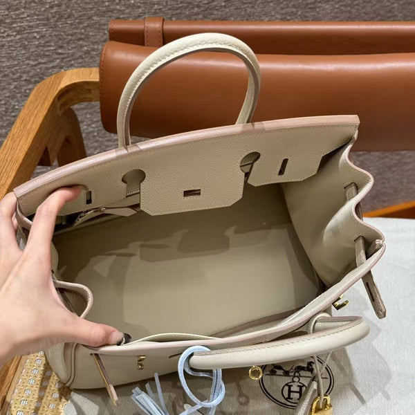 HM BIRKIN 40CM MILKY WHITE TOGO LEATHER GOLD HARDWARE