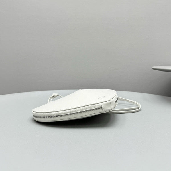 AL COEUR BAG IN WHITE CALFSKIN