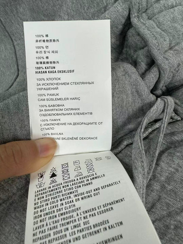 Miu Short Grey Cotton