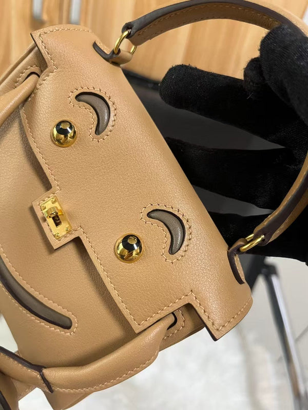 HM Kelly Doll 16cm Gold Gulliver Leather