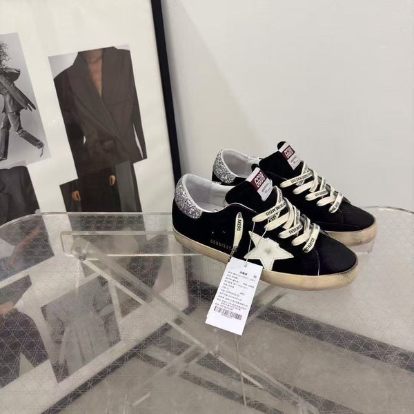 Super-Star 20mm Black Suede Sneaker