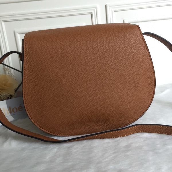 Marcie Cross-Body Bag Brown Calfskin Ghw
