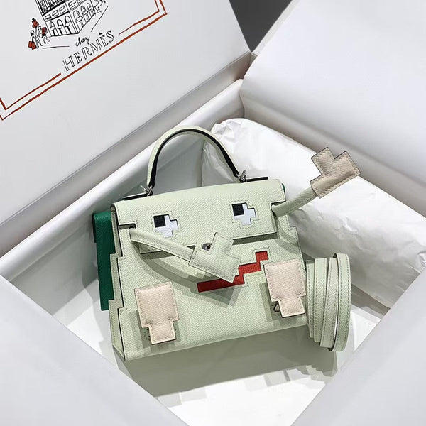 Bambola HM Kelly Picto 18cm in pelle Gulliver color menta