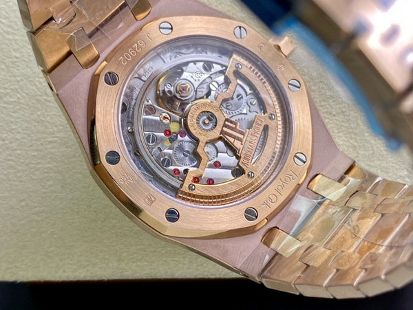 Audemars Piguet Royal Oak Jumbo 39mm Extra-Thin Rose Gold Smoked Slate Grey Dial