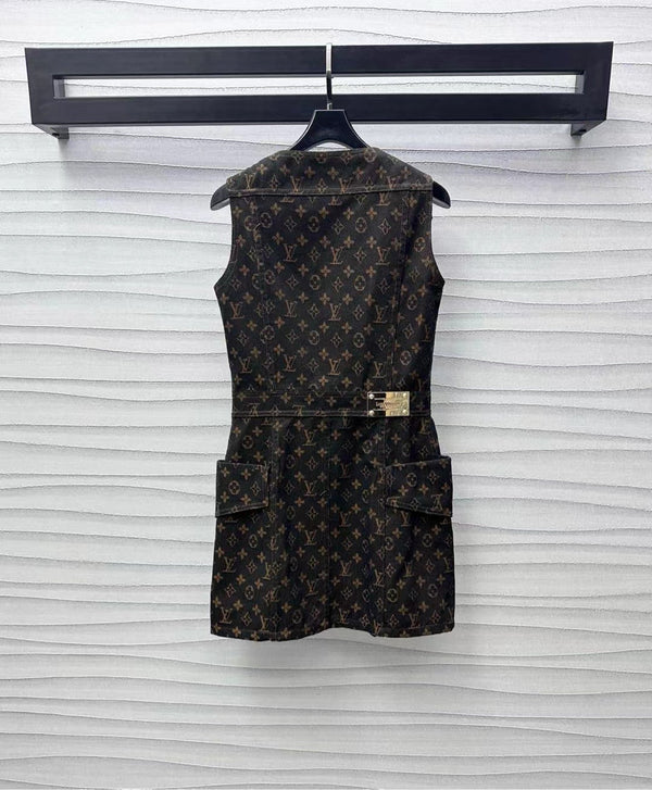 LV Monogram Denim Set