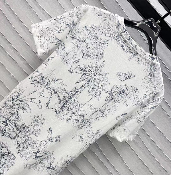 CD T-Shirt White Cotton Style 1