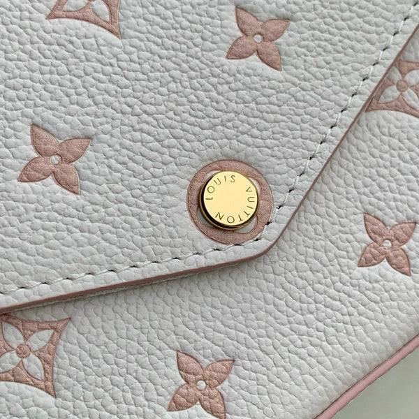 LV Felicie Pochette Pink Nude Cowhide