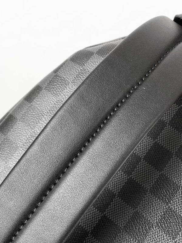 Lv Discovery 38cm Backpack Black Monogram Eclipse Canvas And Cowhide