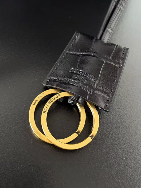 Balenciaga Rodeo Tote Bag Black Calfskin