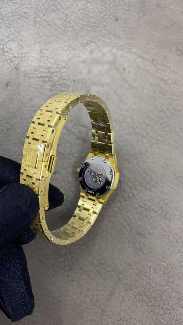 Audemars Piguet Royal Oak Mini Or Givré Quartz 23 mm Or Jaune