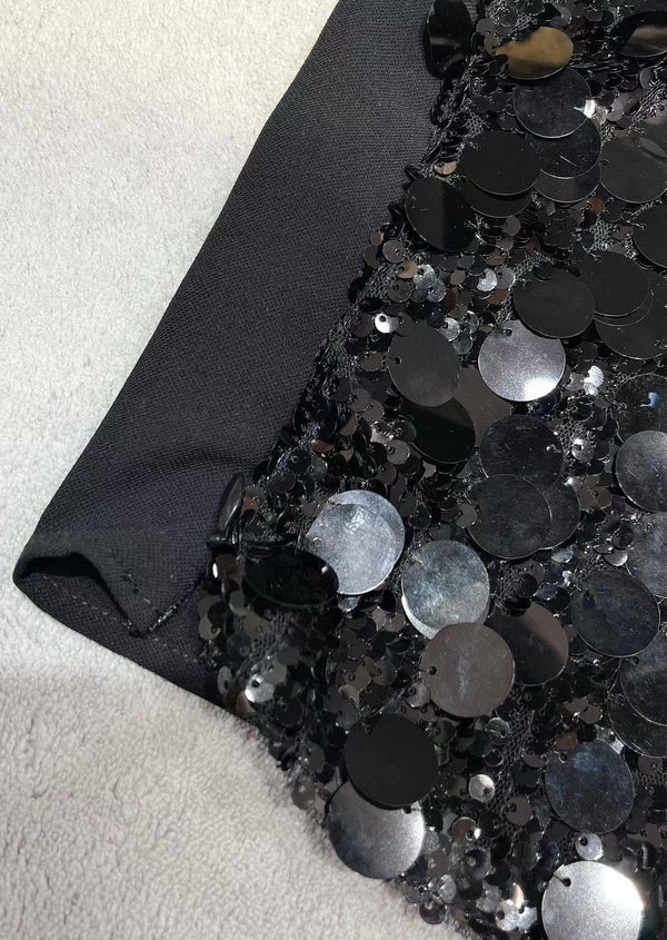 Ensemble Chanel en coton et polyester noir