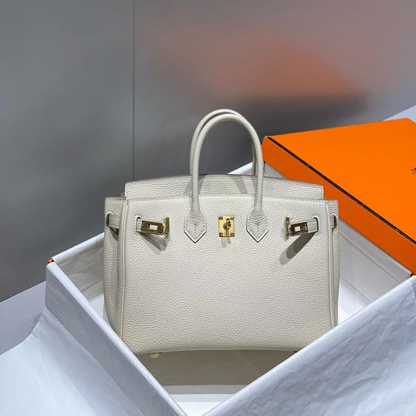 HM BIRKIN 30CM WHITE TOGO LEATHER GOLD HARDWARE