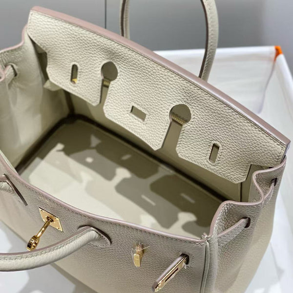 HM BIRKIN 30CM WHITE TOGO LEATHER GOLD HARDWARE