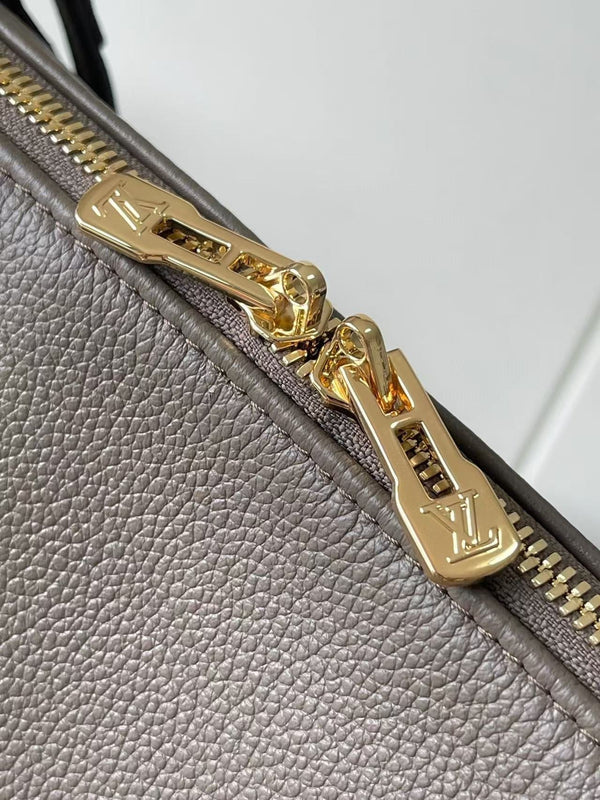 LV Express Bag 26cm Soft Gray Mix Brown Calfskin