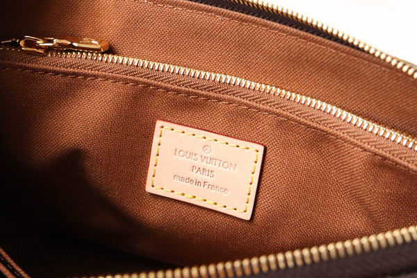 LV Pochette Accessoires Handbag 24cm in Dark Brown Monogram Canvas