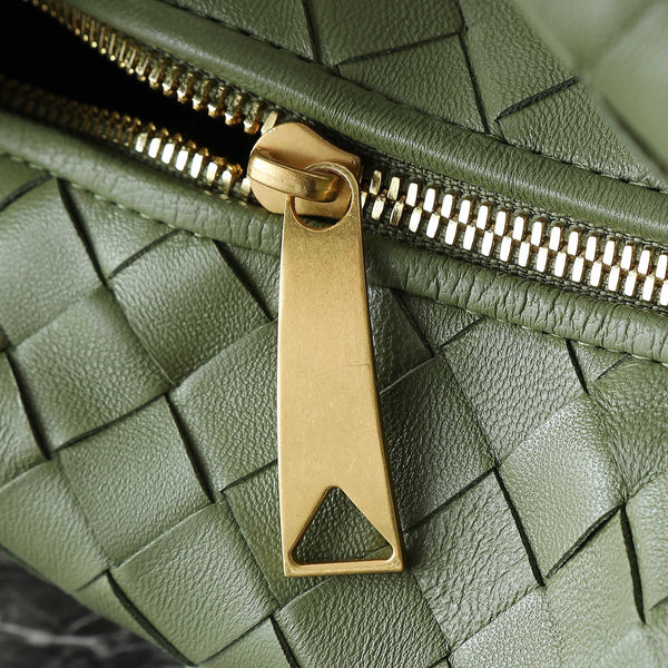 BV MINI JODIE 28CM MATCHA GREEN LAMBSKIN LEATHER