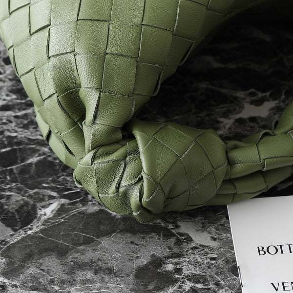 BV MINI JODIE 28CM MATCHA GREEN LAMBSKIN LEATHER