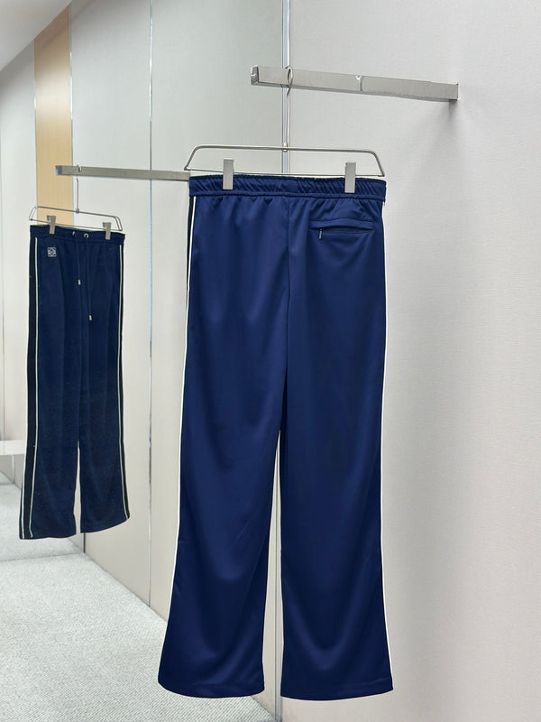 Loewe Anagram Tracksuit Pants Blue Cotton