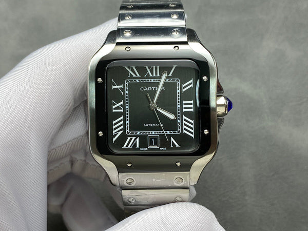 SANTOS 40MM CUSTOM BLACK DIAL