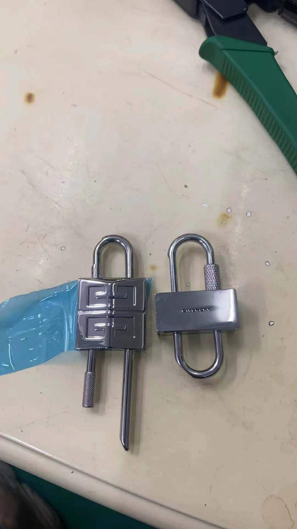 Givenchy Shark-Lock Knee-High Boots Black Cowhide Sliver HW