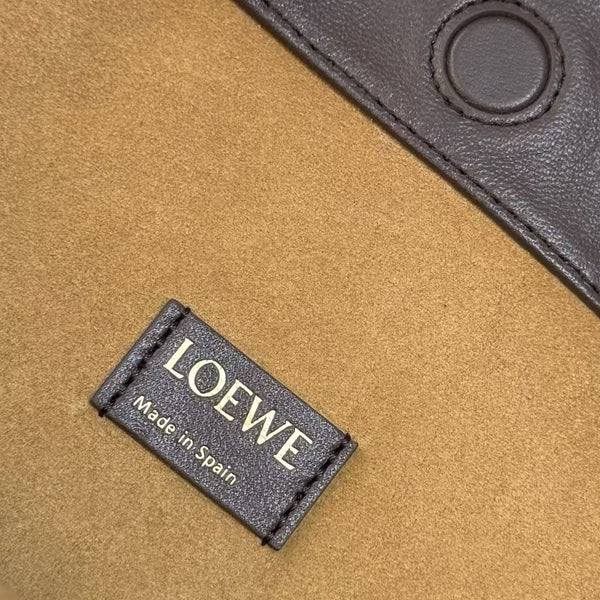 Loewe Flamenco Purse 41 Bag Dark Brown Nappa Lambskin