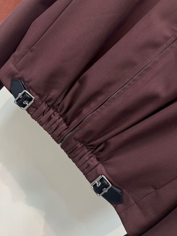 Loewe Jacket Deep Burgundy Polyester