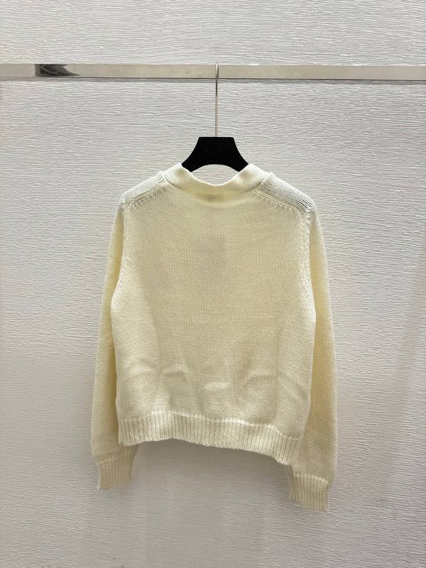 CE V-line Neck Wool Cardigan