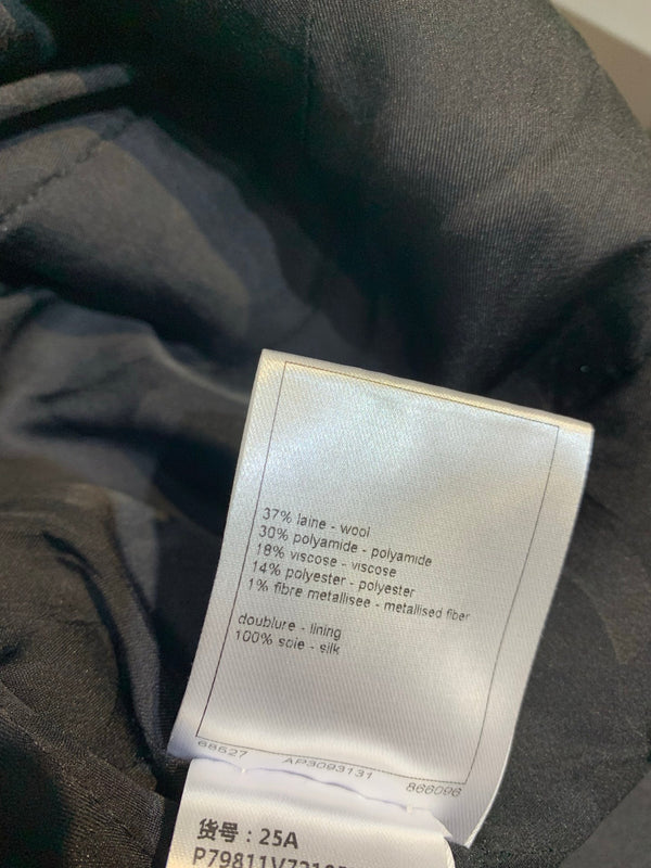 CC 25FW Woven Tweed Black Jacket