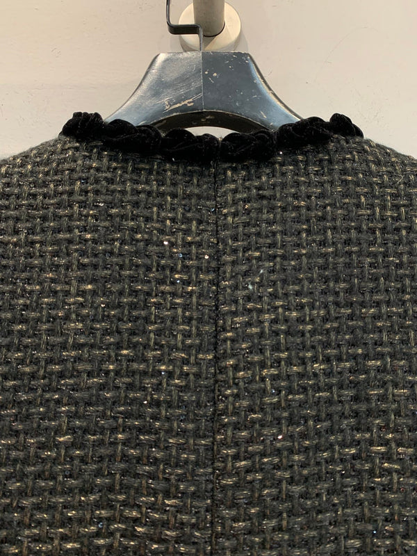 CC 25FW Woven Tweed Black Jacket
