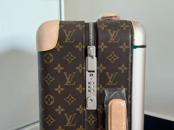 Louis Vuitton Horizon 55 Monogram Suicase Brown Leather