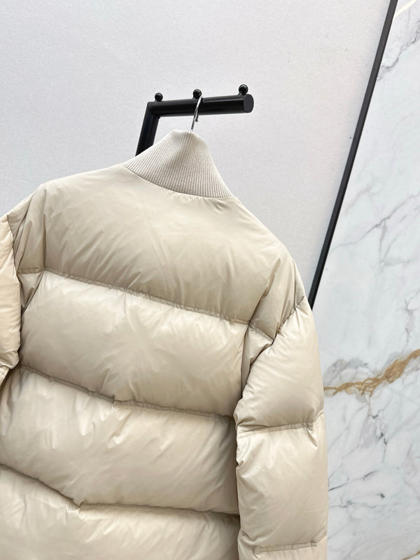 CE 25Ss Stand Collar Puffer Nylon Down Jacket