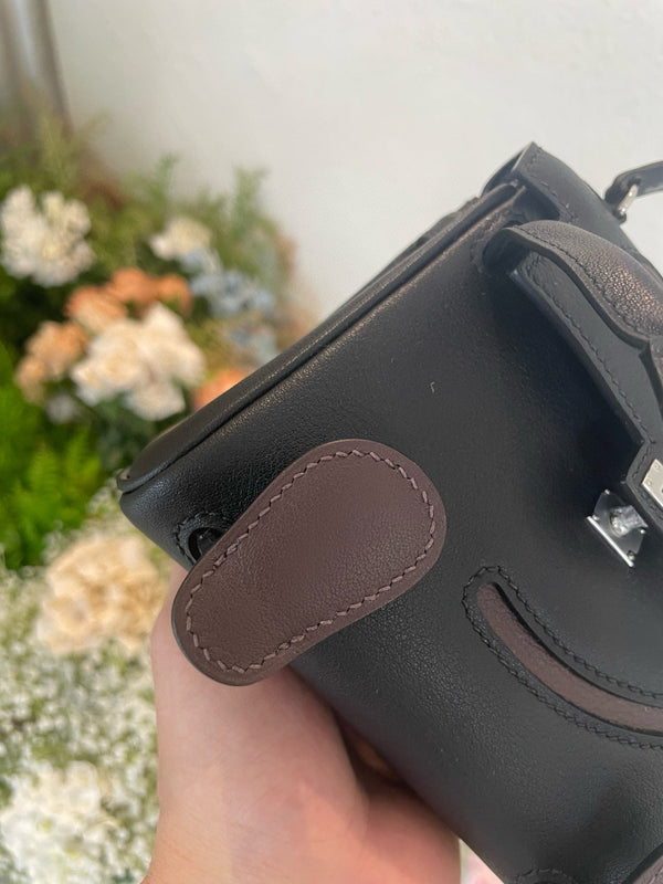 HM Kelly Dol Millennium Doll Black Togo Leather