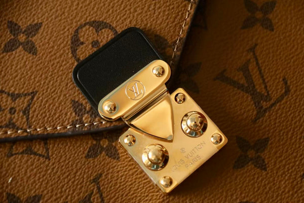 LV Mark Folder Monogram Reverse Coated Canvas Calfskin