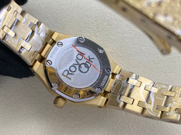 Audemars Piguet Royal Oak Mini Frosted Quartz 23mm Gold Dial