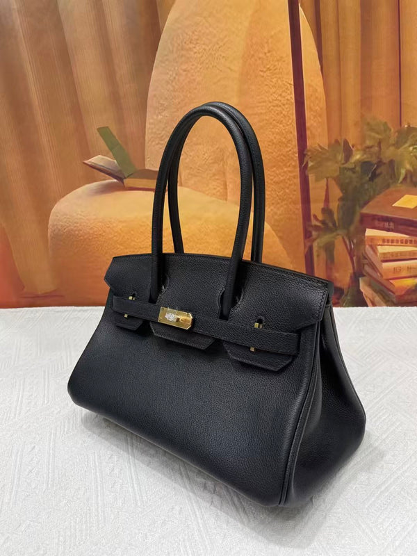 HM Shoulder Birkin 29 Black Togo Leather with Gold Hardware