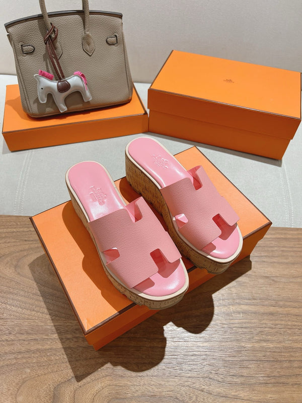 EZE 65 SANDAL LIGHT PINK CALFSKIN