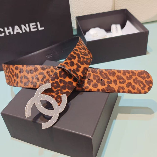 CC Belt 5.0CM Leopard Print Leather Buckle 180973