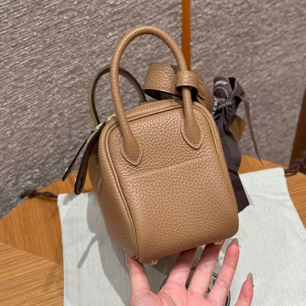 HM Mini Lindy 19cm Camel Leather