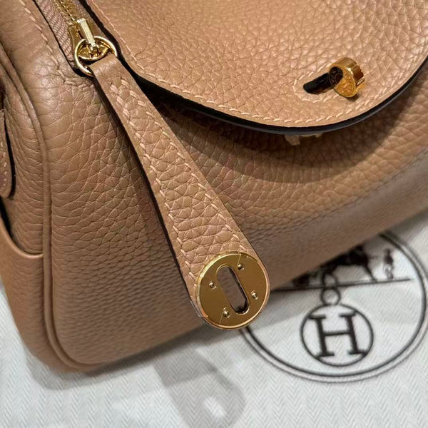 HM Mini Lindy 19cm Camel Leather