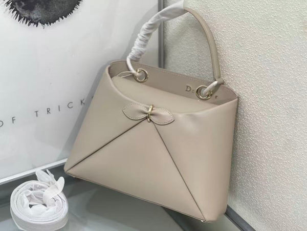 CD 26s Small Cigale Bag Light Taupe Lambskin