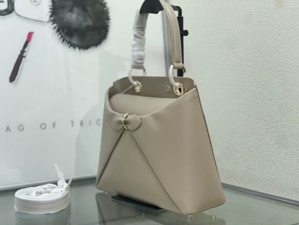 CD 26s Small Cigale Bag Light Taupe Lambskin