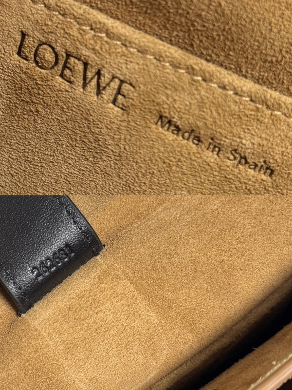 Sac LOEWE Amazona 180 24,5 cm Cuir de veau souple noir