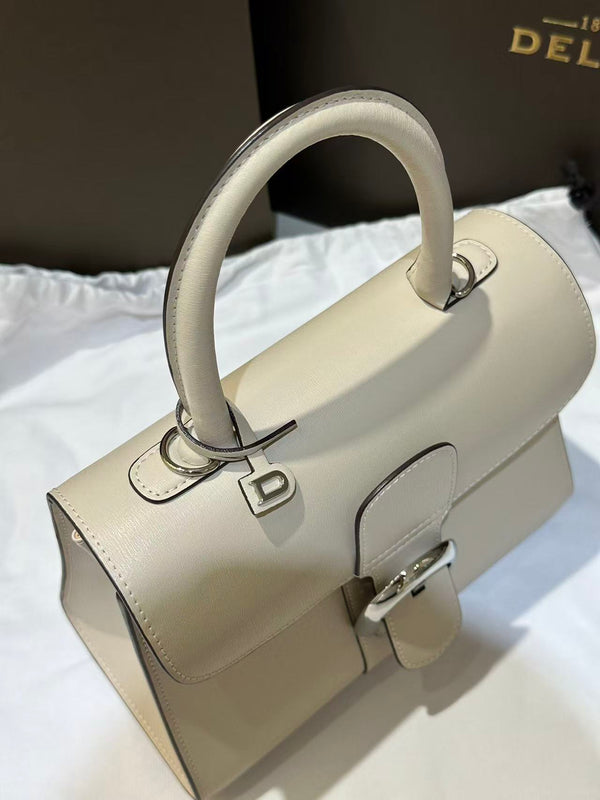Delvaux Brillant Mini 24cm Beige in Cowhide