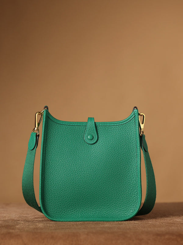 Mini Evelyne 18cm Dark Green Togo Gold Hardware