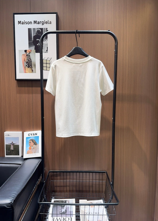 Celine Classic Printed Logo T-Shirt Cotton